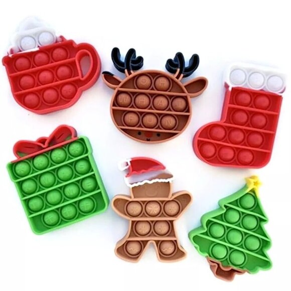 Pop‎ Fidget Toys Christmas Edition - Christmas Present Toy - 3 for $15 - Picture 2 of 5